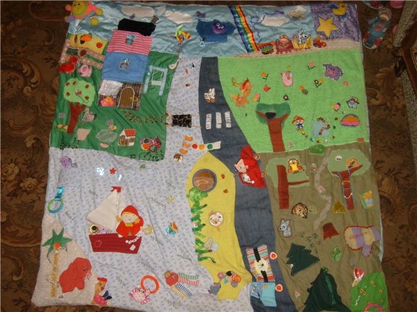 Идеи развивающих ковриков для детей