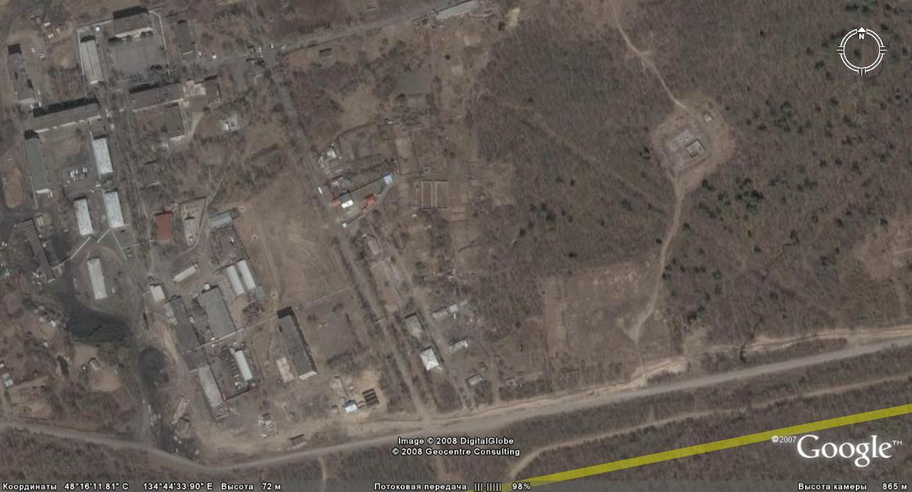 Казакевичево спутниковая карта